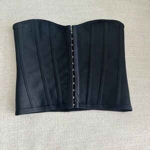 Black Strapless Corset
